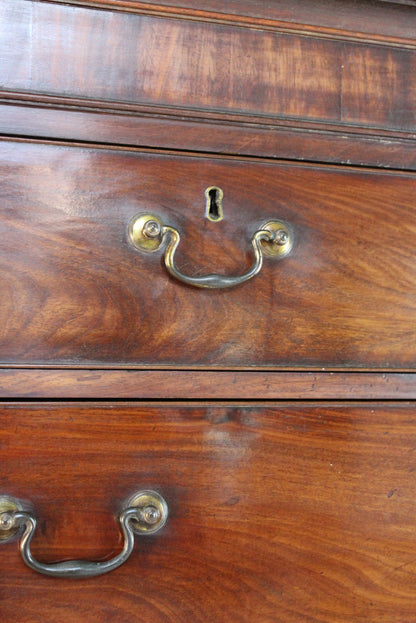 Antique Georgian Mahogany Chest on Chest - Kernow Furniture