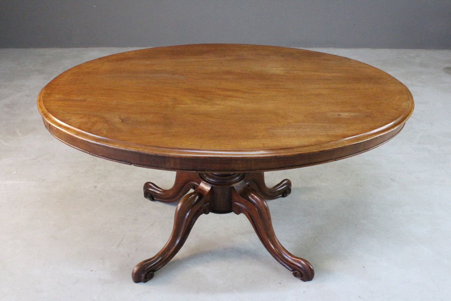 Victorian Mahogany Oval Centre Table - Kernow Furniture