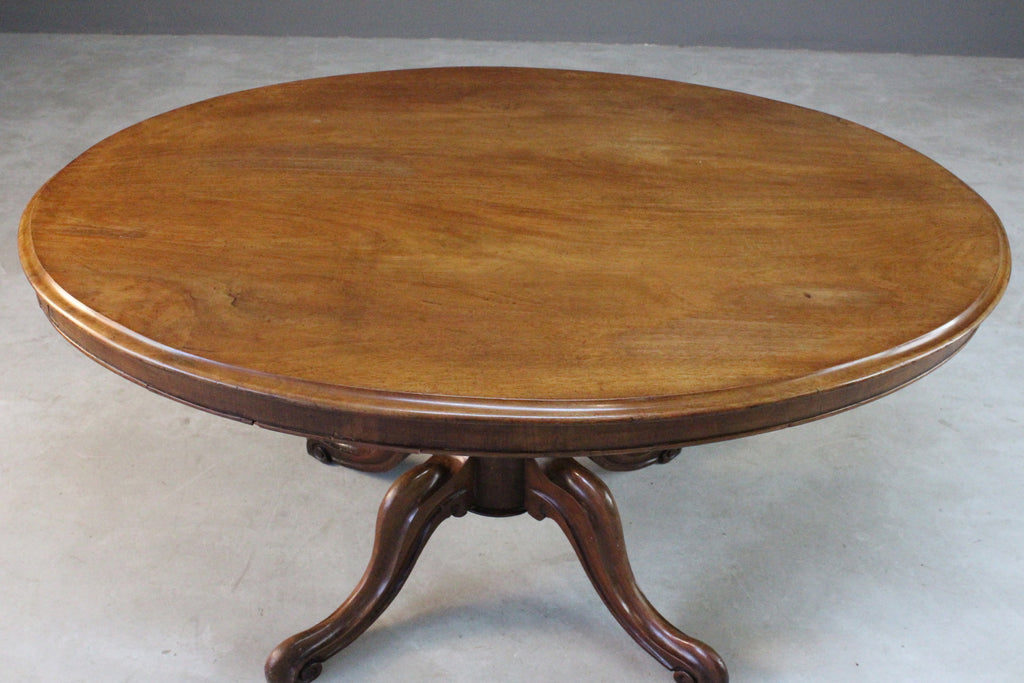 Victorian Mahogany Oval Centre Table - Kernow Furniture