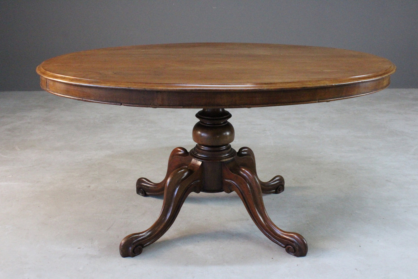 Victorian Mahogany Oval Centre Table - Kernow Furniture