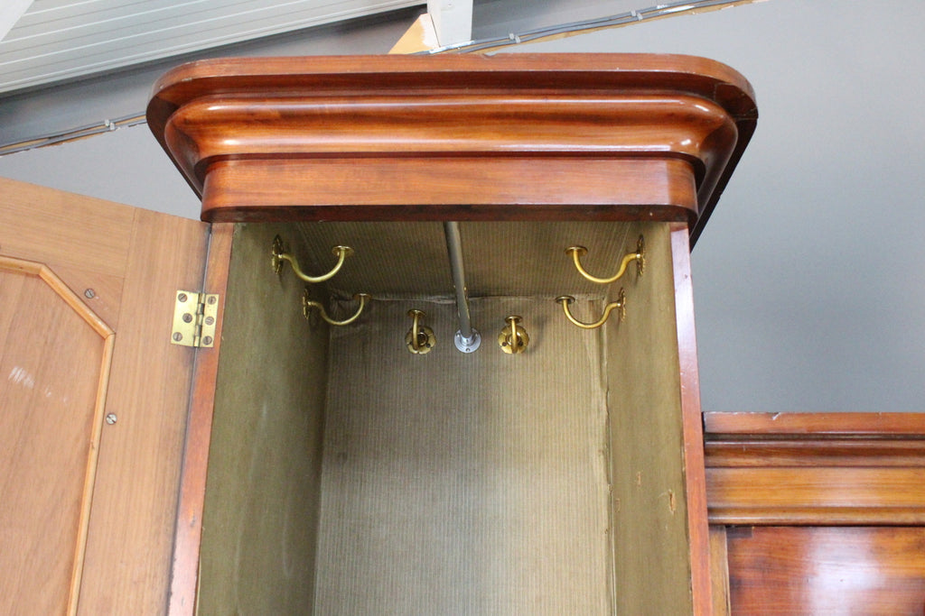 Antique Victorian Mahogany Compactum Wardrobe - Kernow Furniture