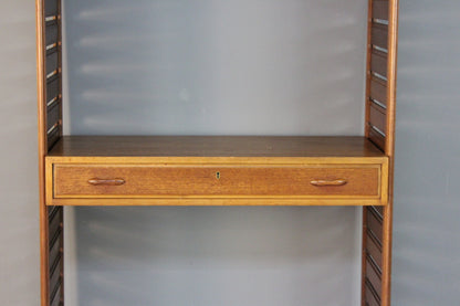 Single Section Retro Teak Ladderax Shelving - Kernow Furniture