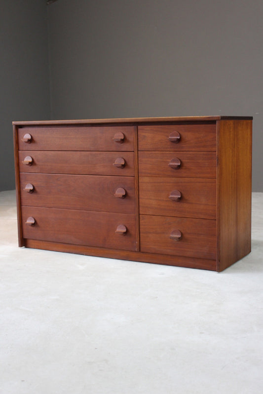 Retro Stag Cantata Teak Chest of Drawers - Kernow Furniture