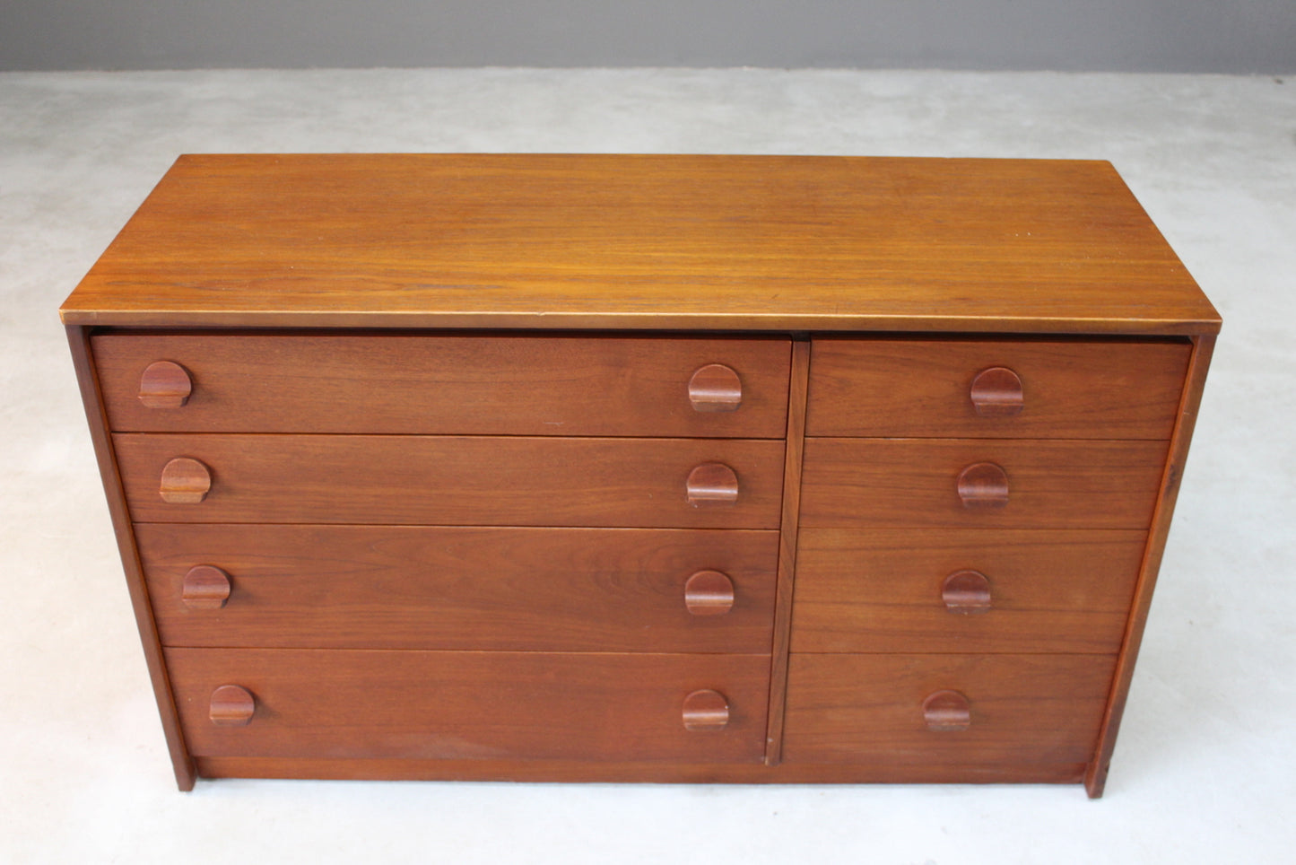 Retro Stag Cantata Teak Chest of Drawers - Kernow Furniture