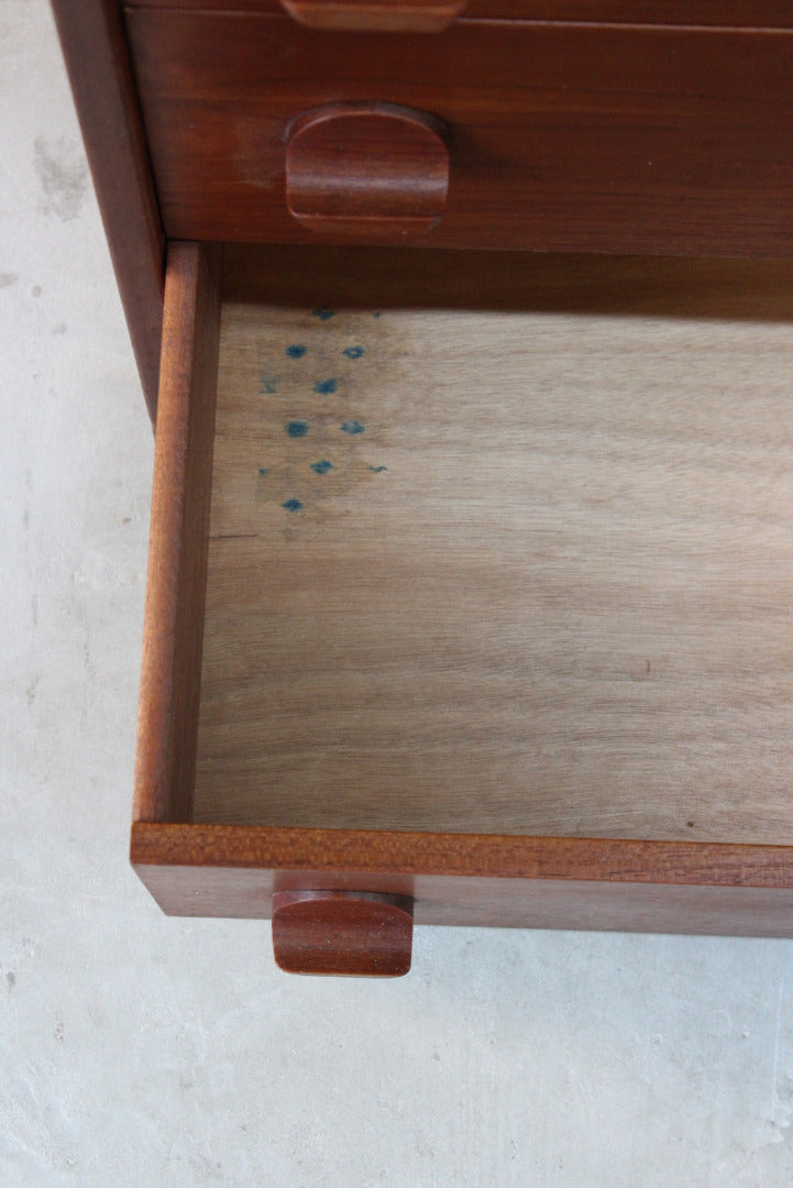 Retro Stag Cantata Teak Chest of Drawers - Kernow Furniture