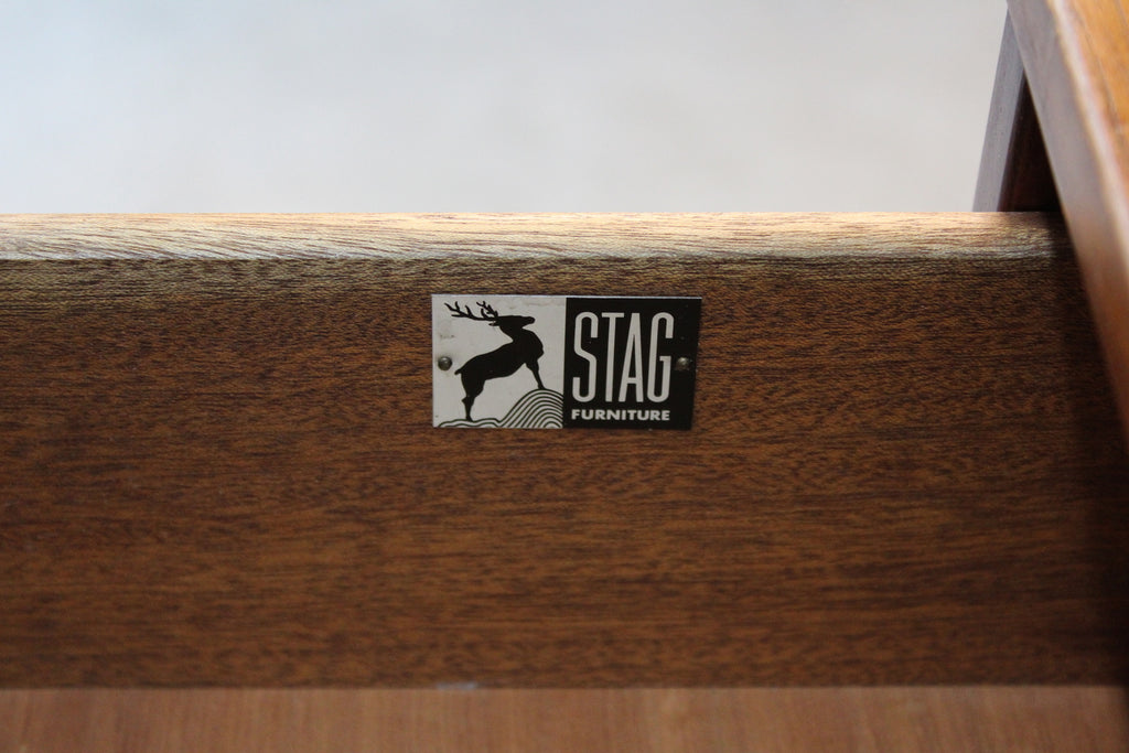 Retro Stag Cantata Teak Chest of Drawers - Kernow Furniture
