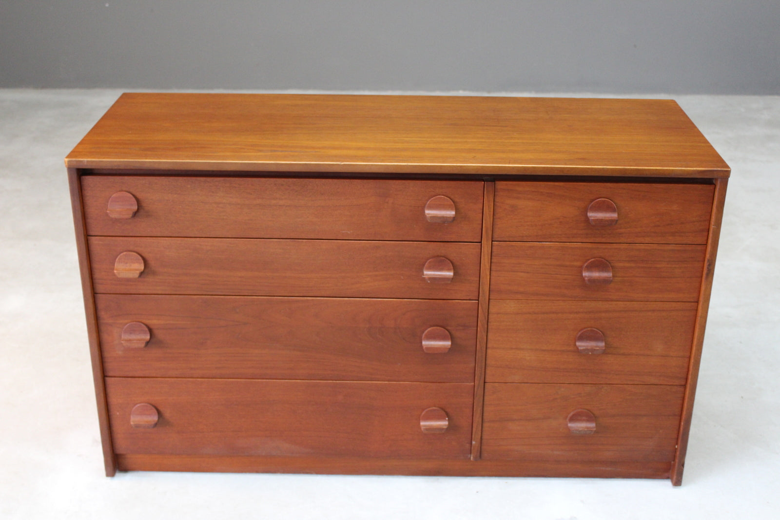 Retro Stag Cantata Teak Chest of Drawers - Kernow Furniture