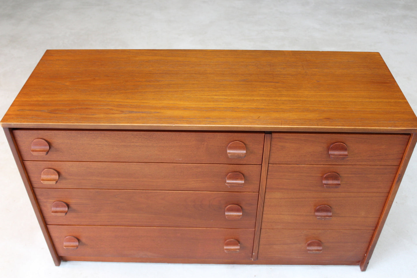 Retro Stag Cantata Teak Chest of Drawers - Kernow Furniture