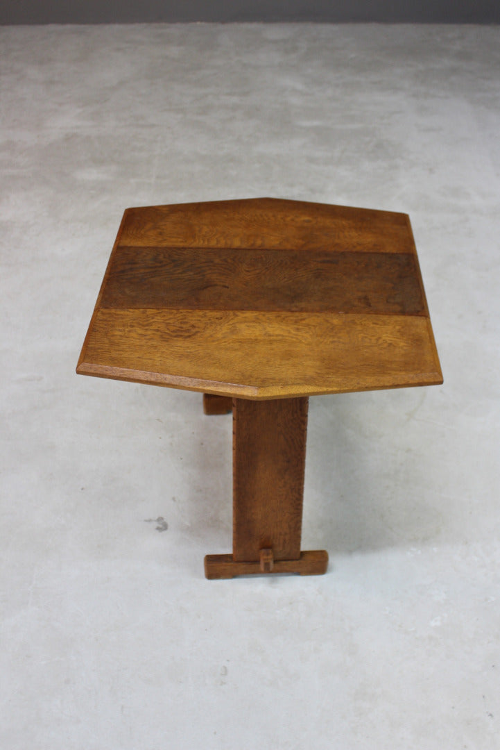 Early 20th Century Ash Drop Leaf Side Table - Kernow Furniture