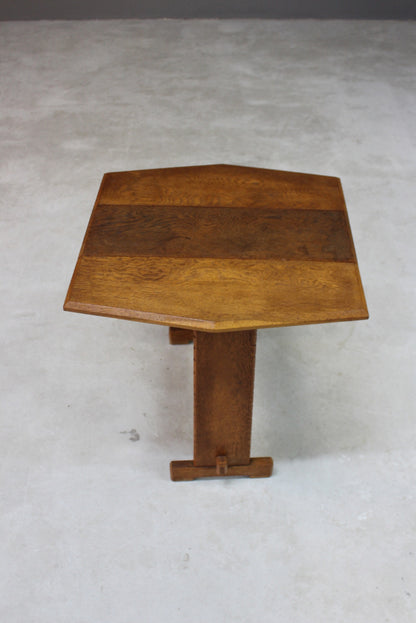 Early 20th Century Ash Drop Leaf Side Table - Kernow Furniture