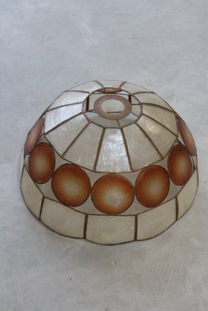 Vintage Capiz Shell Lamp Shade - Kernow Furniture