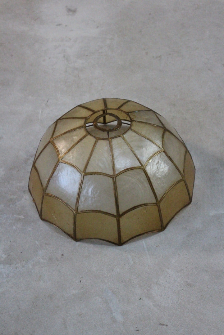 Retro Capiz Shell Lamp Shade - Kernow Furniture