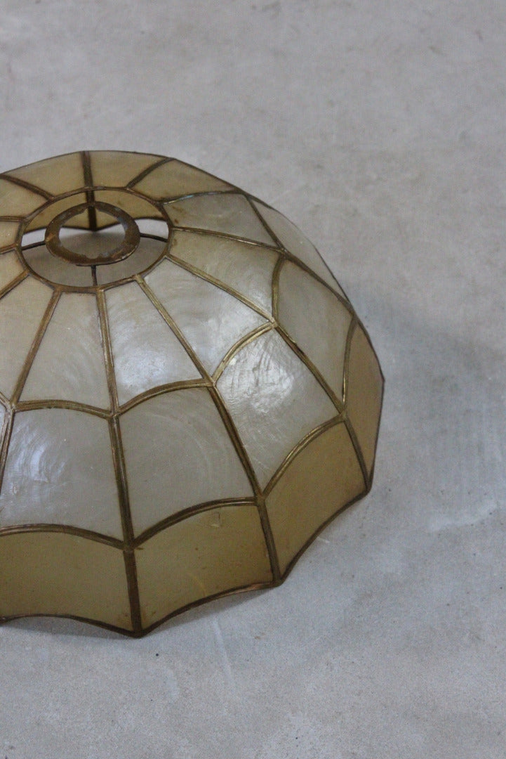 Retro Capiz Shell Lamp Shade - Kernow Furniture