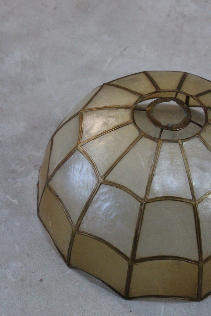 Retro Capiz Shell Lamp Shade - Kernow Furniture