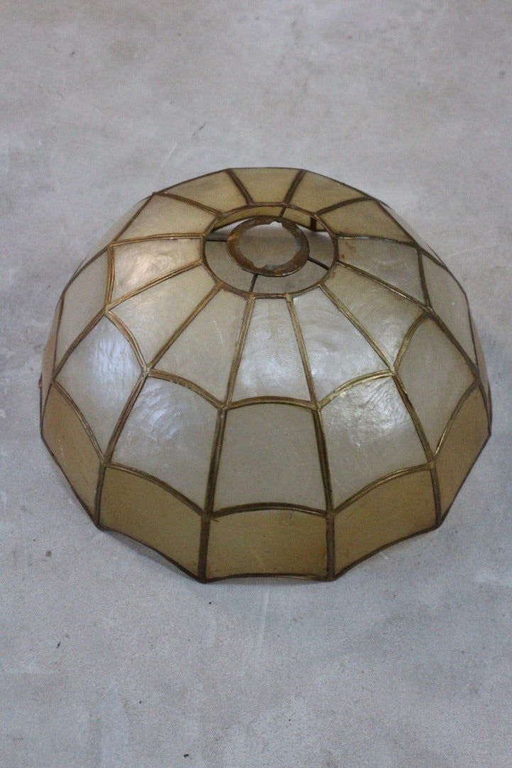 Retro Capiz Shell Lamp Shade - Kernow Furniture