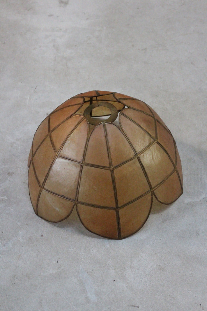 Vintage Ceiling Capiz Shell Lamp Shade - Kernow Furniture