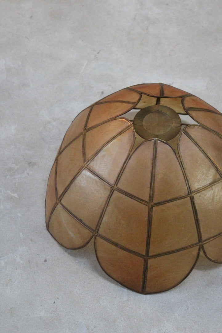 Vintage Ceiling Capiz Shell Lamp Shade - Kernow Furniture