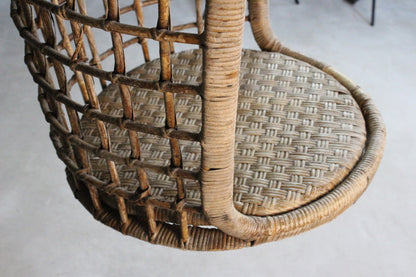 Retro Rattan Hanging Chair - Kernow Furniture