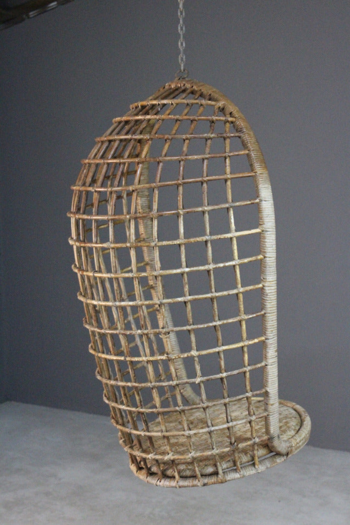 Retro Rattan Hanging Chair - Kernow Furniture