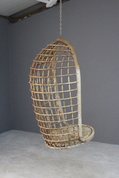 Retro Rattan Hanging Chair - Kernow Furniture