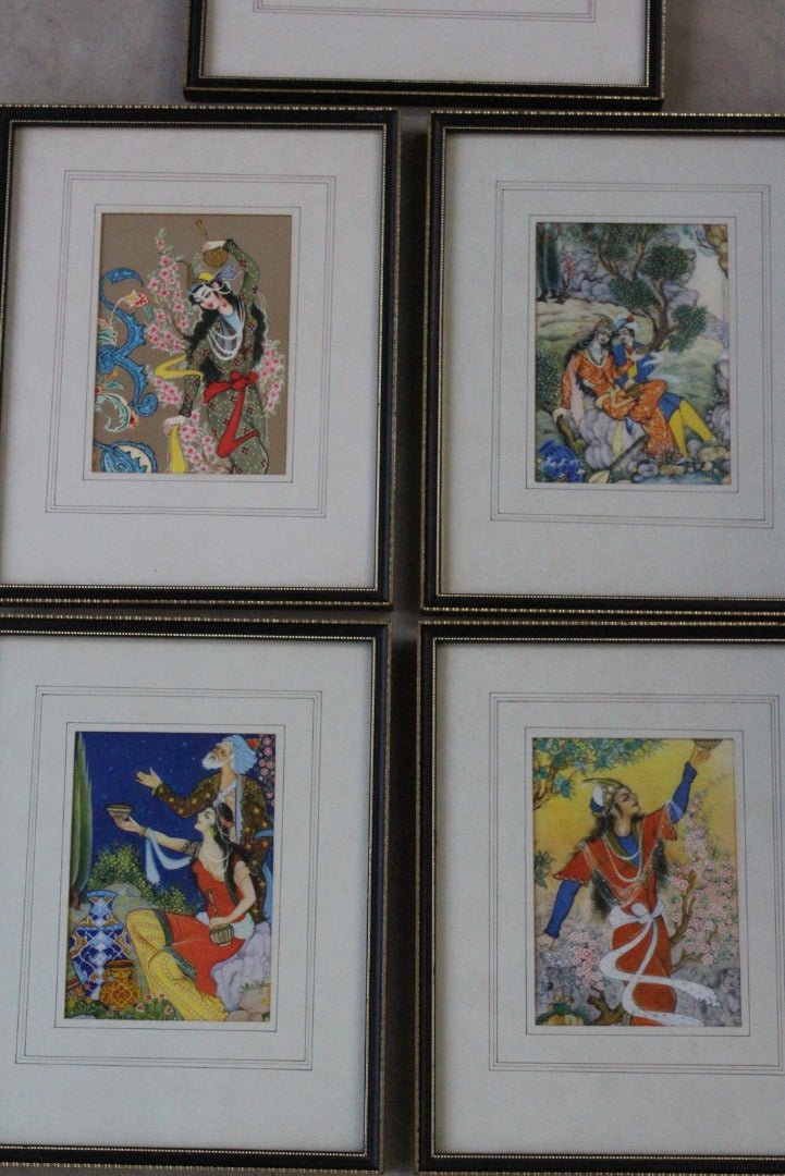 Framed Iranian Legends Vintage Prints - Kernow Furniture