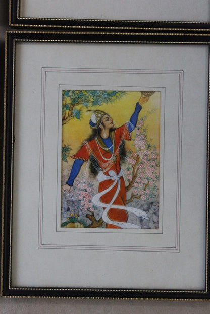 Framed Iranian Legends Vintage Prints - Kernow Furniture