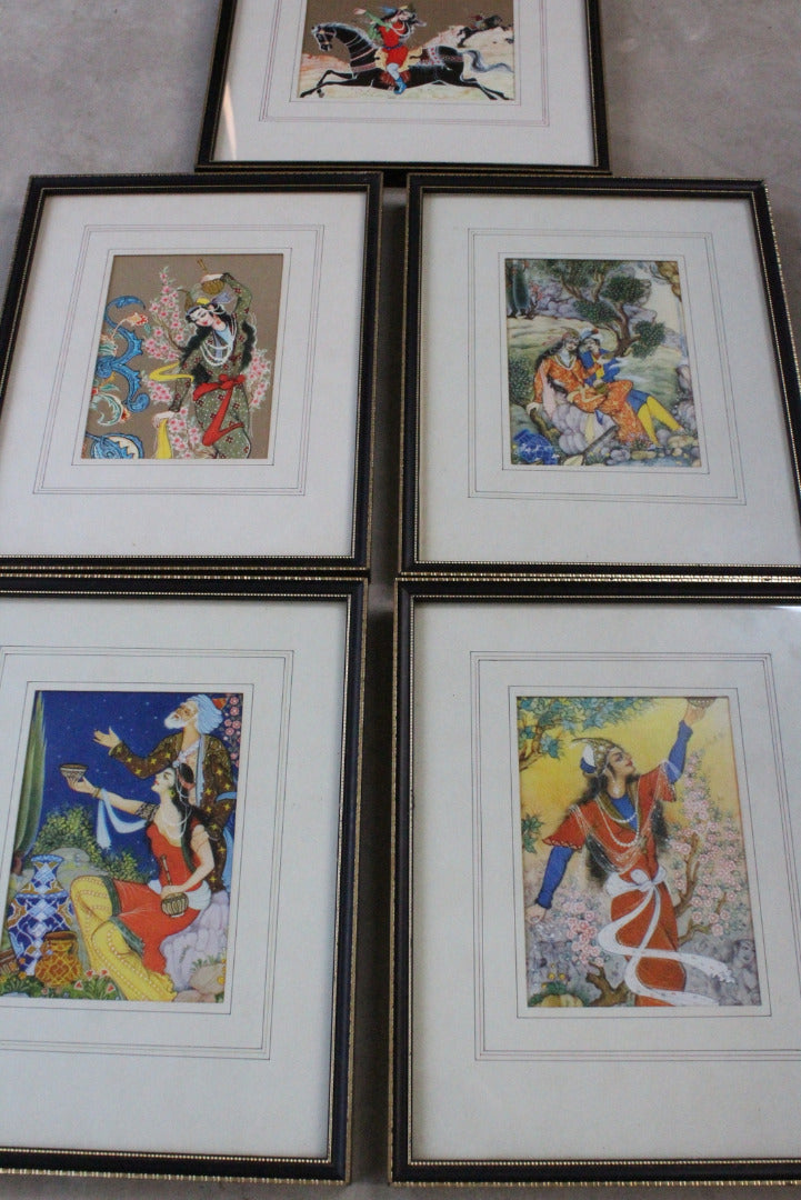 Framed Iranian Legends Vintage Prints - Kernow Furniture