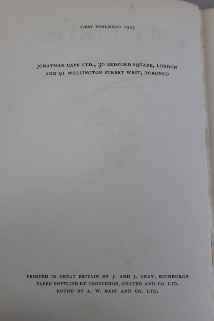 My Birds W H Davies - Kernow Furniture