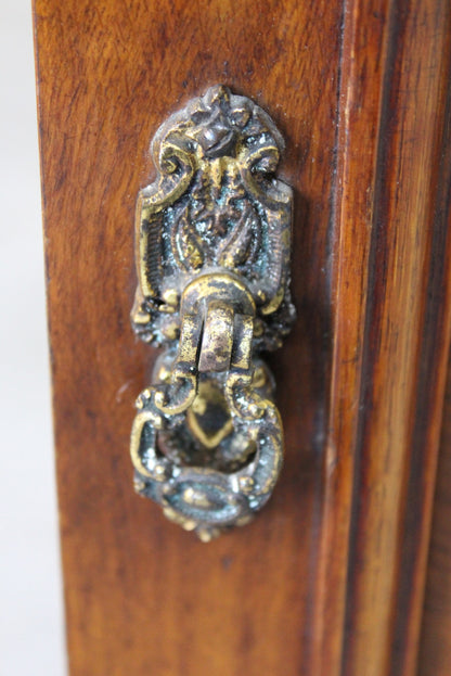 Victorian Walnut Bedside Cabinet - Kernow Furniture