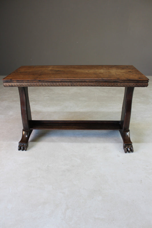 Regency Style Mahogany Writing Table - Kernow Furniture