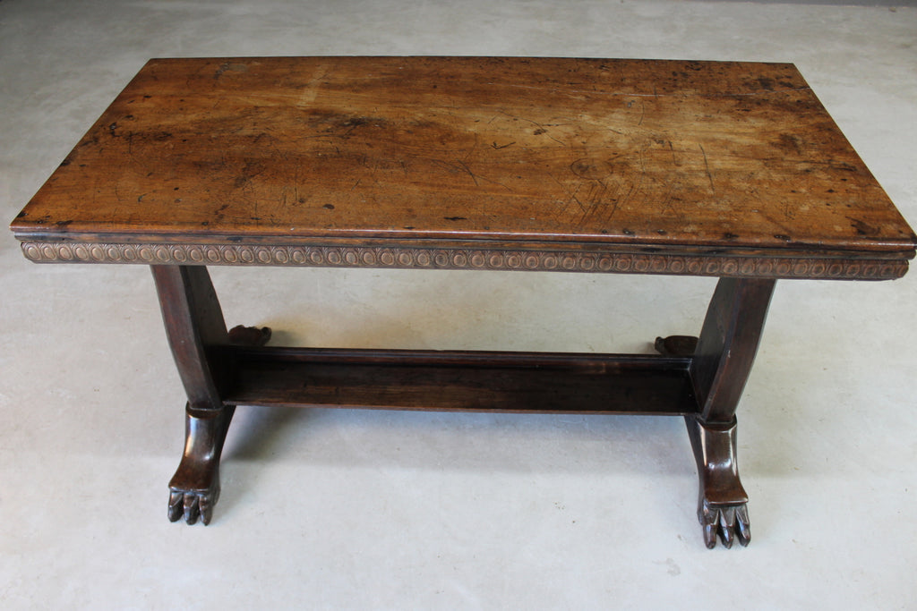 Regency Style Mahogany Writing Table - Kernow Furniture