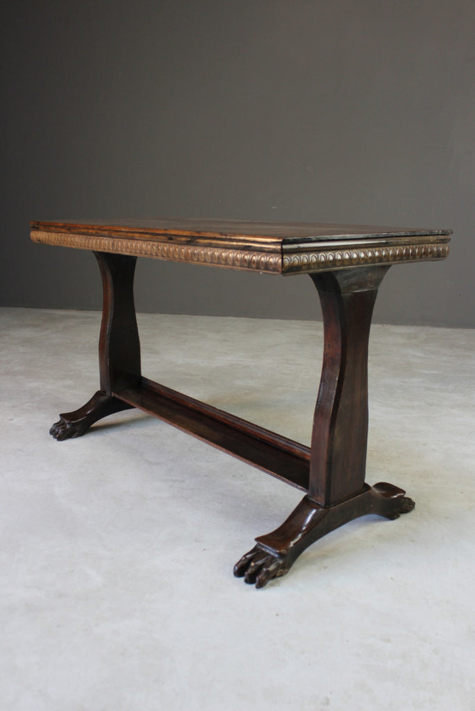 Regency Style Mahogany Writing Table - Kernow Furniture