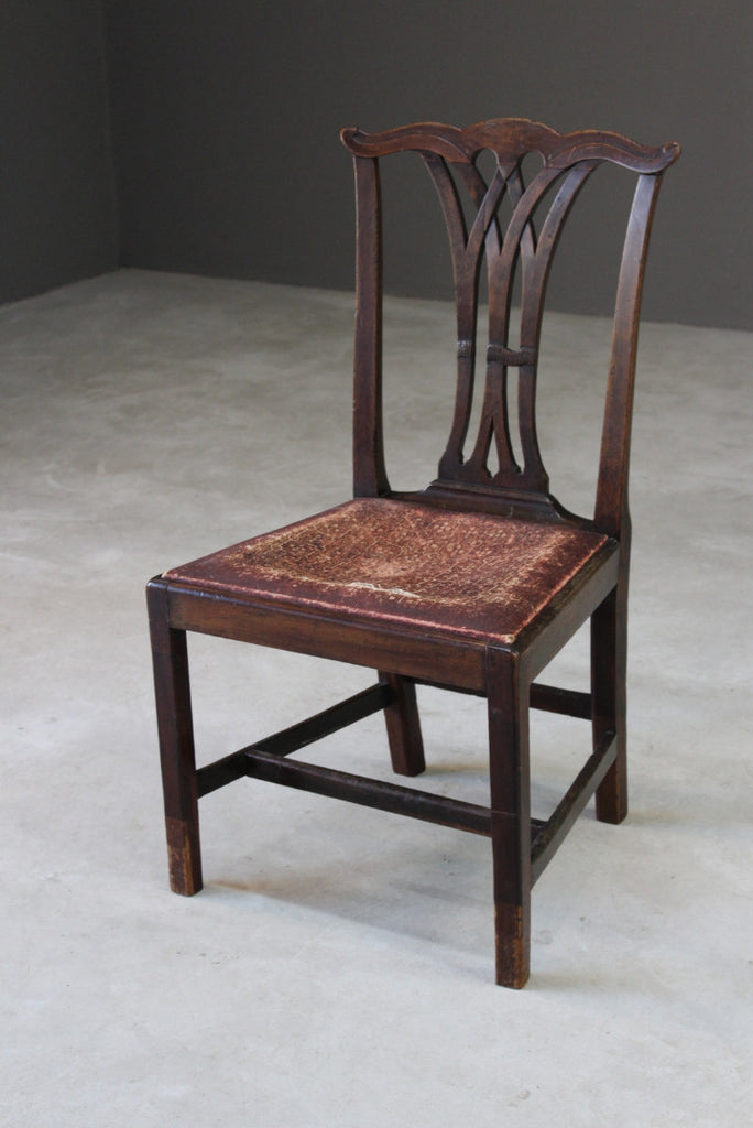Georgian Mahogany Dining Chair - Kernow Furniture
