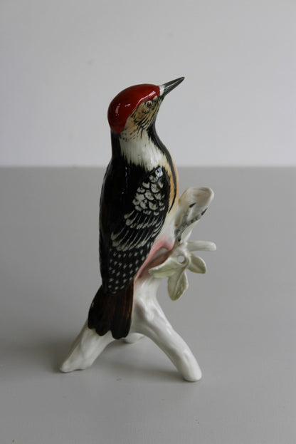 Karl Ens Porcelain Woodpecker - Kernow Furniture