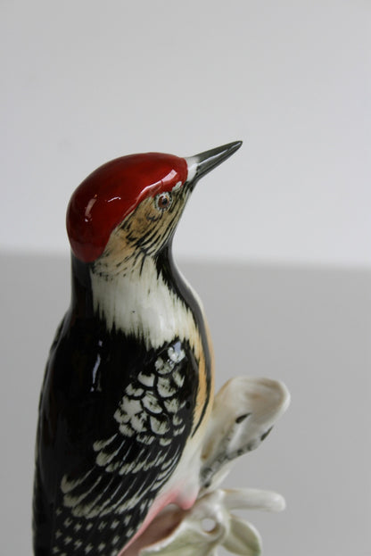 Karl Ens Porcelain Woodpecker - Kernow Furniture