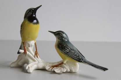 Karl Ens Porcelain Wagtails - Kernow Furniture