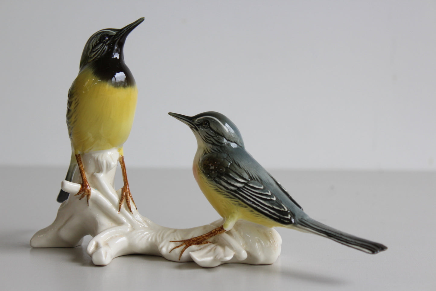 Karl Ens Porcelain Wagtails - Kernow Furniture