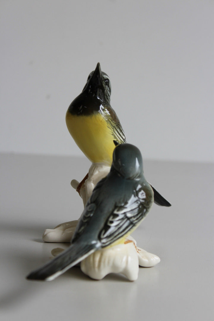 Karl Ens Porcelain Wagtails - Kernow Furniture