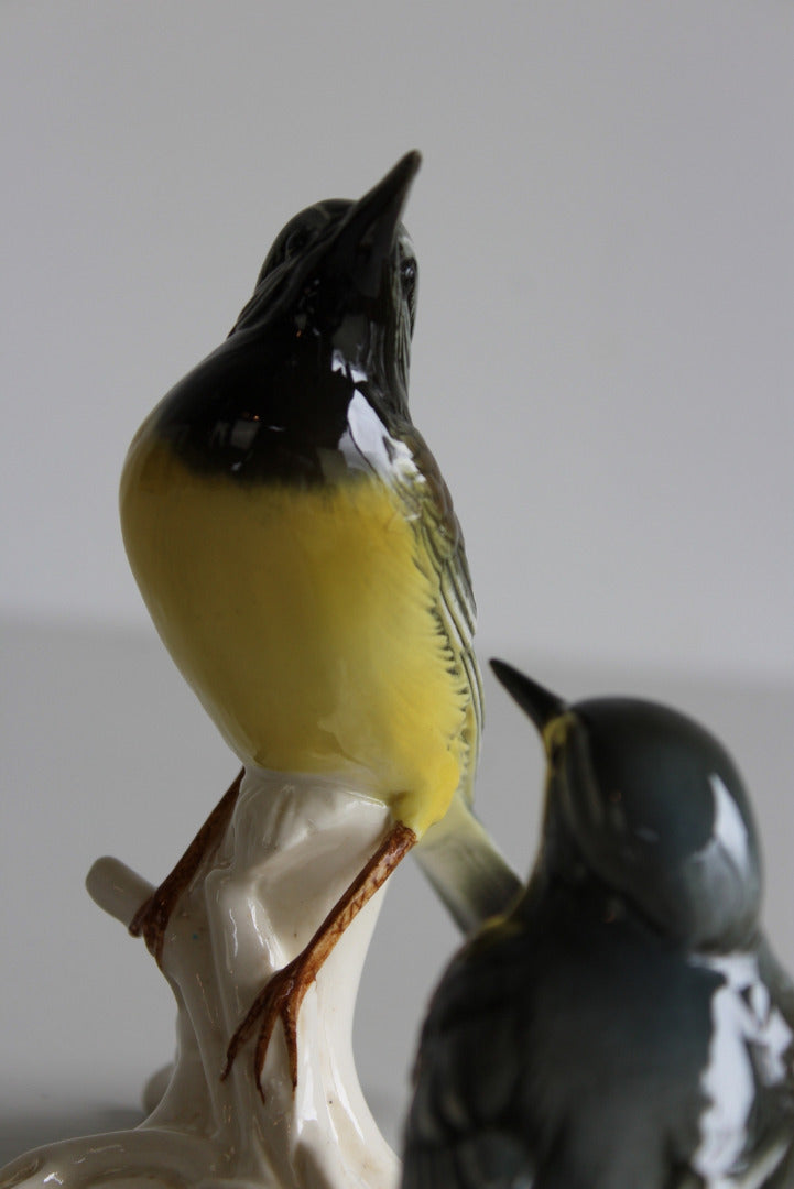 Karl Ens Porcelain Wagtails - Kernow Furniture