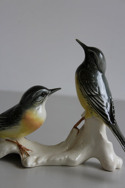 Karl Ens Porcelain Wagtails - Kernow Furniture