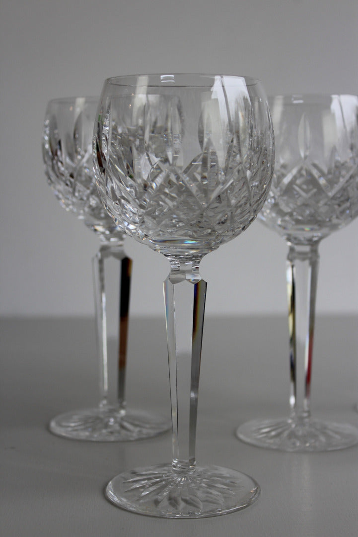 6 Waterford Crystal Wine Glasses - Kernow Furniture