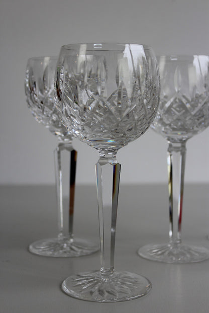 6 Waterford Crystal Wine Glasses - Kernow Furniture