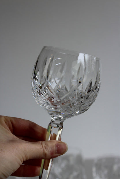 6 Waterford Crystal Wine Glasses - Kernow Furniture