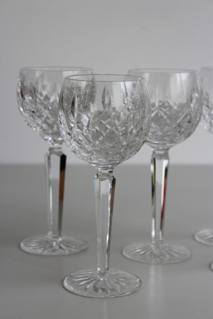 6 Waterford Crystal Wine Glasses - Kernow Furniture