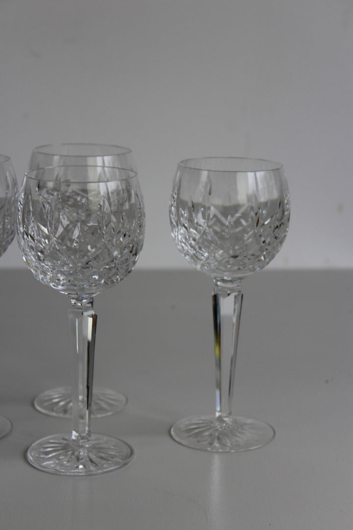 6 Waterford Crystal Wine Glasses - Kernow Furniture