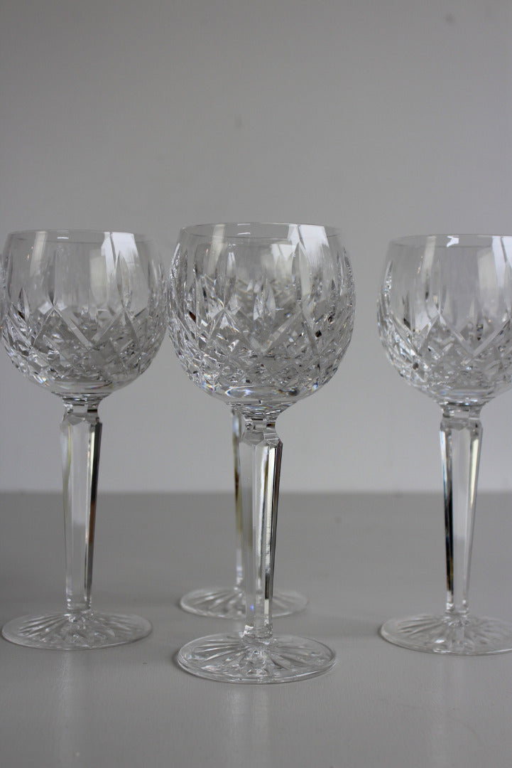 6 Waterford Crystal Wine Glasses - Kernow Furniture