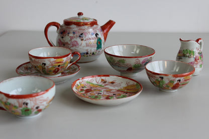 Oriental Tea Set - Kernow Furniture