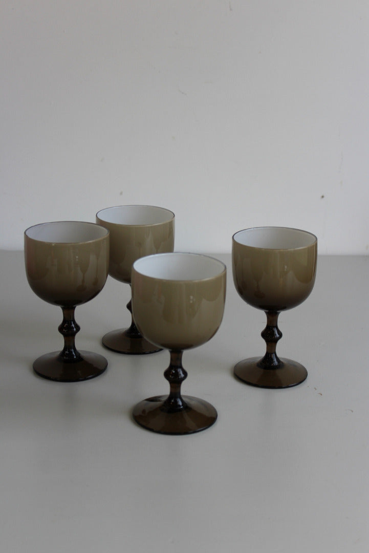 Carlo Moretti Murano Large Goblet x 4 - Kernow Furniture