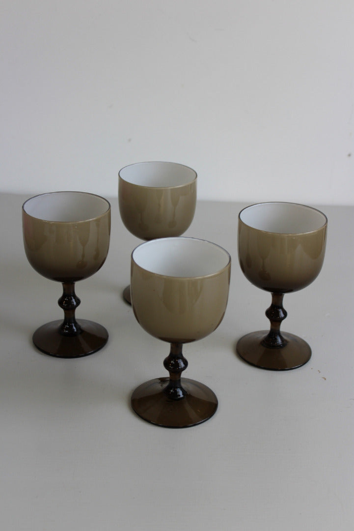 Carlo Moretti Murano Large Goblet x 4 - Kernow Furniture