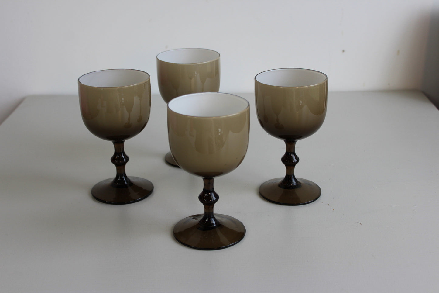 Carlo Moretti Murano Large Goblet x 4 - Kernow Furniture